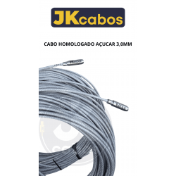 Cabo homologado 3mm 